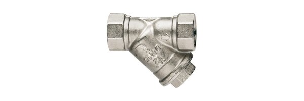 Art.193GAS Schmutzfänger Y-Form 50 µm Messing vernickelt
