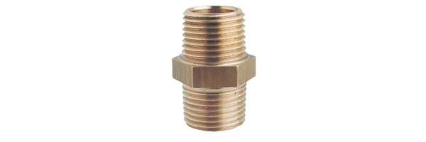 Art.R280 Doppelnippel - Rotguss