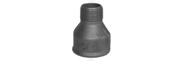 Art.T246S-GF- Reduziermuffe - Temperguss schw. +GF+