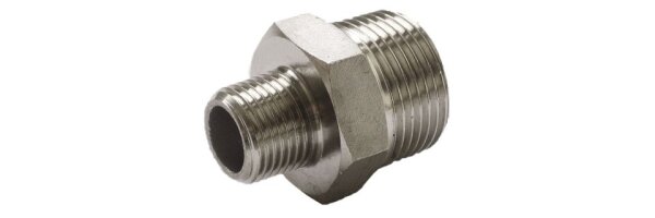 Art.E245 (341)  Reduziernippel AG x AG - Edelstahl