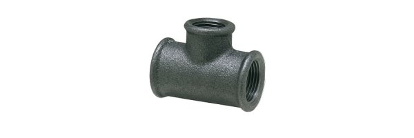 Art.T130RS T-Stück - Temperguss schw.