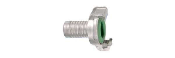 Art.1707PEV Schlauchstück, GEKA Plus VITON Edelstahl
