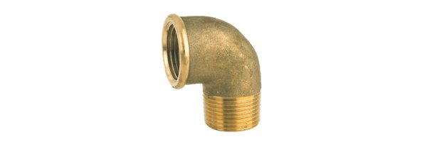 Art.3092 Winkel 90° (Knie) AG x IG - Messing