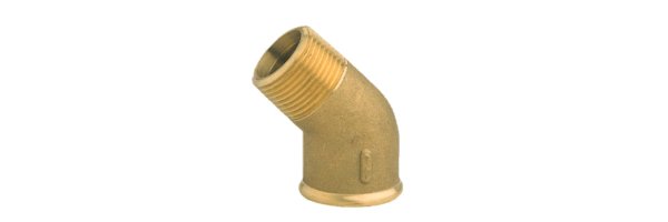 Art.3121 Winkel 45° AG x IG - Messing