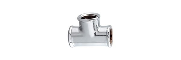 Art.3130C T-Stück - verchromt