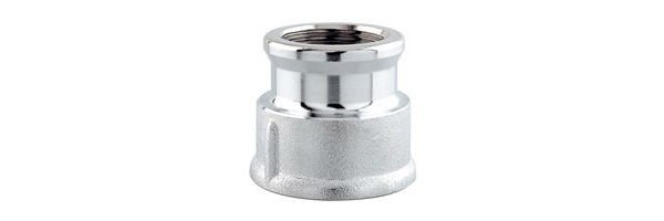 Art.3240C Reduziermuffe IG x IG - verchromt