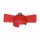 Art.087 Knebelgriff Gr.4 Rot - Aluminium lackiert