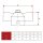 Art.087 Knebelgriff Gr.4 Rot - Aluminium lackiert