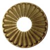 Art.N184/A Nostalgie Rosette 1/2" x 60mm - Messing