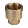 Art.R240 Reduziermuffe 1/2" IG x 3/8" IG - Rotguss