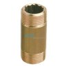 Art.R530 Langnippel 1" x 100mm - Rotguss