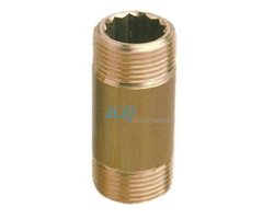 Art.R530 Langnippel 6/4" x 30mm - Rotguss