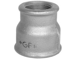Art.T240V-GF- Reduziermuffe 2" IG x 3/4" IG - Temperguss verz. +GF+