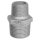 Art.T245V-GF- Reduziernippel 5/4" AG x 1/2" AG - Temperguss verz. +GF+