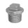 Art.T290V-GF- Stopfen mit Rand 1/2" - Temperguss verz. +GF+