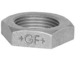 Art.T310V-GF- Gegenmutter 3/8" - Temperguss verz. +GF+