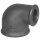 Art.T090RS-GF- Winkel 90&deg; reduziert 5/4" x 3/4" - Temperguss schw. +GF+