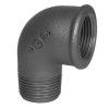 Art.T092S-GF- Winkel 90&deg; 1" AG x IG - Temperguss...