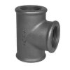 Art.T130S-GF- T-St&uuml;ck 1/4" - Temperguss schw. +GF+