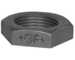 Art.T310S-GF- Gegenmutter 3/8" - Temperguss schw. +GF+