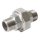 Art.E336 (311AGA) Verschraubung flachd. 2" AG x AG - PN10 Edelstahl V4A