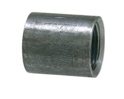 Art.T2701S-GF- Stahlmuffe 1/2" - Temperguss schw. +GF+
