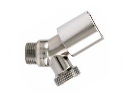 Art.228 Untertischventil 1/2" x 3/4" - verchromt
