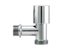 Art.229 Untertischventil 1/2" x 3/4" - verchromt