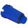 Art.563B Pr&uuml;fung-Stopfen Blau 1/2" (Pfropfen) AG Gewinde aus Kunststoff