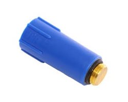 Art.564B Pr&uuml;fung-Stopfen Blau 1/2" (Pfropfen) AG Gew&iacute;nde aus Messing