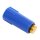 Art.564B Pr&uuml;fung-Stopfen Blau 1/2" (Pfropfen) AG Gew&iacute;nde aus Messing