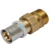 Art.573 Pressverschraubung flachd. 3/4" AG x 26/3mm...