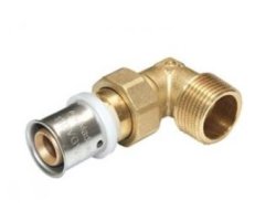 Art.577 Winkelverschraubung 90&deg; 1/2" AG x 20/2mm - Pressfitting
