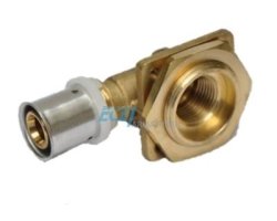 Art.583 Unterputz - Sp&uuml;lkastenwinkel 1/2" IG x 20/2mm - Pressfitting