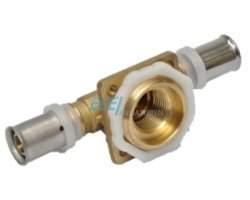 Art.584 Unterputz - Sp&uuml;lkasten T-St&uuml;ck 1/2" IG x 20/2mm - Pressfitting