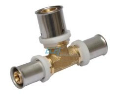 Art.590 T-St&uuml;ck erweitert  26/3 x 32/3 x 26/3mm - Pressfitting