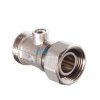 Art.310 Hahnblock Durchgang halb 3/4" - Eurokonus