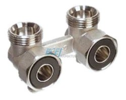 Art.315 Hahnblock Eckform 3/4" - Eurokonus