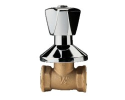 Art.345 Unterputzventil 1/2" IG x IG - Messing