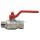 Art.081 Kugelhahn "PARIS" 6/4" AG x IG voller Durchgang - Messing vernickelt