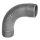 Art.T003V-GF- Bogen 90&deg; 1" AG x AG - Temperguss-GF- verz. +GF+