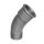 Art.T041V-GF- Bogen 45&deg; 6/4" IG x IG - Temperguss-GF- verz. +GF+