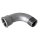 Art.T001V Bogen 90&deg; 3/4" AG x IG - Temperguss verz.