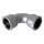Art.T002AV Bogen 90&deg; kurz 6/4" IG x IG - Temperguss verz.