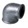 Art.T090RV Winkel 90&deg; reduziert  1" x 1/2" - Temperguss verz.