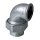 Art.T095V Winkel-verschraubung flach 2" IG x IG - Temperguss verz.