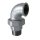 Art.T098V Winkel-verschraubung konisch 1/2" AG x IG - Temperguss verz.