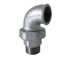 Art.T098V Winkel-verschraubung konisch 5/4" AG x IG - Temperguss verz.