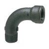 Art.T001S Bogen 90&deg; 1/4" AG x IG - Temperguss schw.