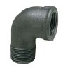 Art.T092S Winkel 90&deg; 1/2" AG x IG - Temperguss...